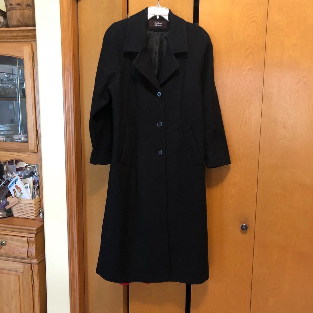 Wool Coat, Full Length, Size 8